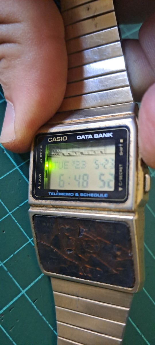 Vintage (1985) Casio DBC-610 Calcolator Data Bank Watch *Work need