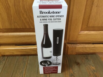 Brookstone Automatic Wine Opener & Foil Cutter
