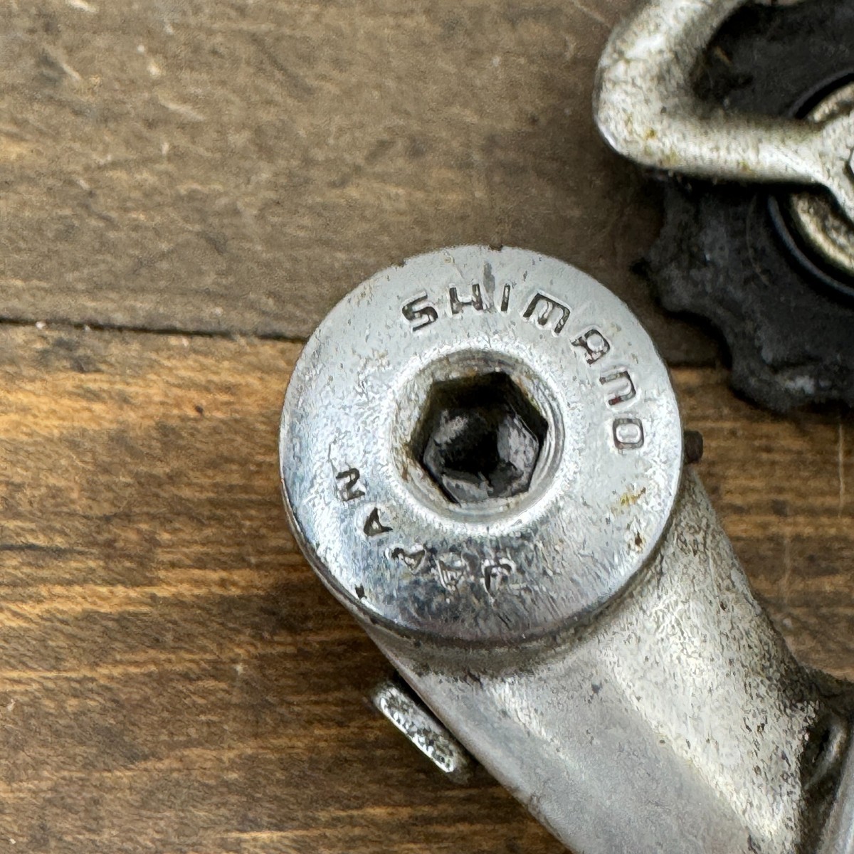 Vintage Shimano Titlist Rear Derailleur Short Cage Silver