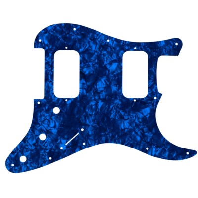 Pickguard Fender Big Apple & double FAT Stratocaster blue pearl