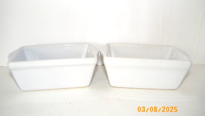 Mini Ceramics Loaf Pan Set, Set of 2 Individual Stackable Baking Bread Pan, Mult
