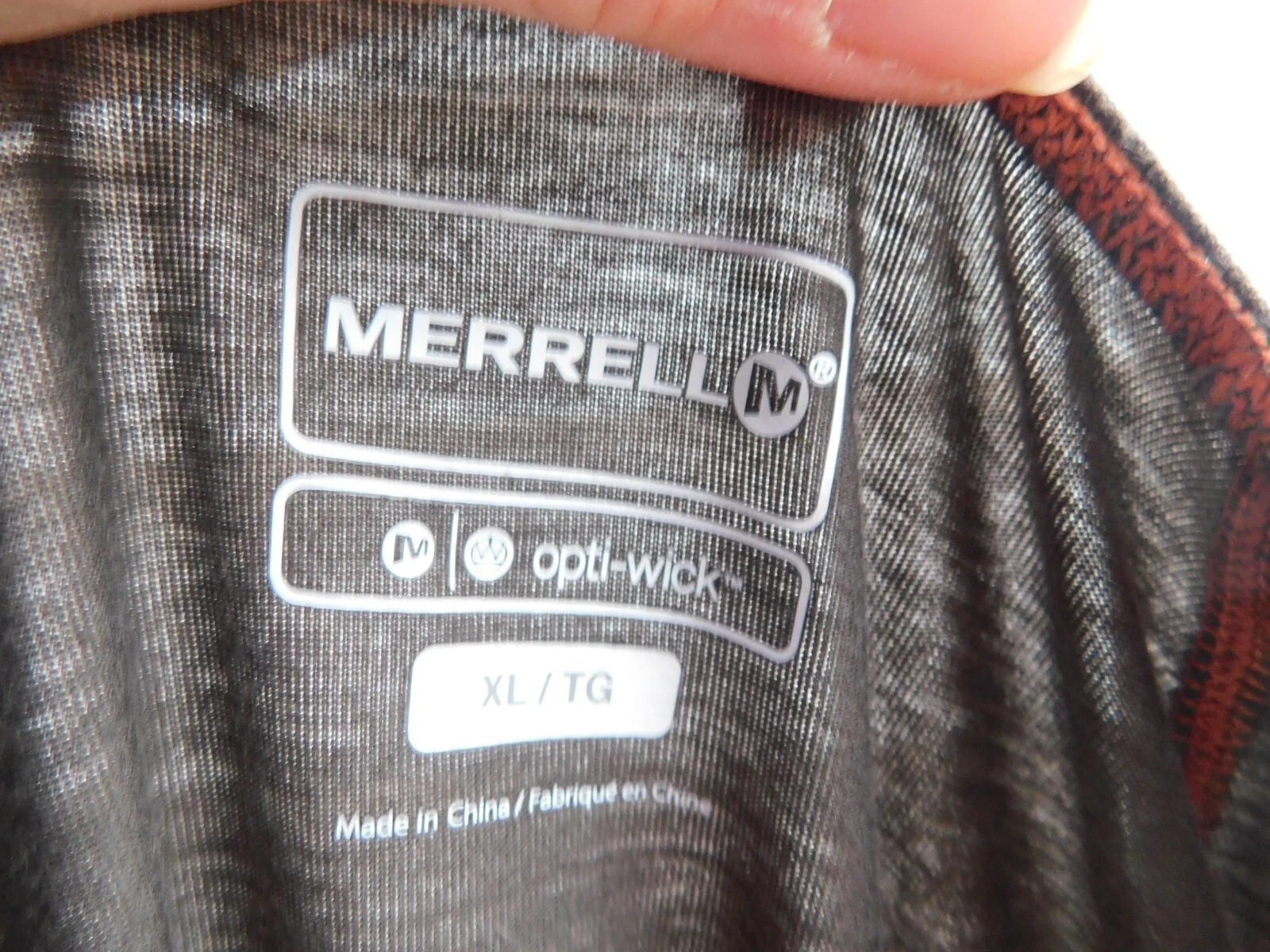 merrell opti-wick athletic free shipping shirt
