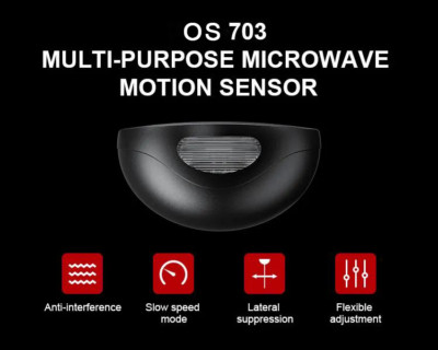 OS 703 Multi-Purpose Microwave Motion Sensor | Smart Motion Detection Solution