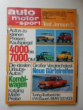 Auto Motor und Sport 1973/9 - Test Jensen S