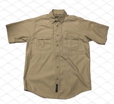 5.11 Tactical Series Brown Vented Button Up Shirt Mens Size M