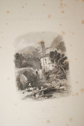 45 GRAVURES VILLES SCENES ITALIE FRANCE SUISSE VOYAGE PROUT HARDING PART II - Picture 3 of 7