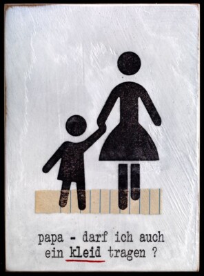Jan M. Petersen - Wear a Dress Also - 2023, Art Object Funny/Humour (29)