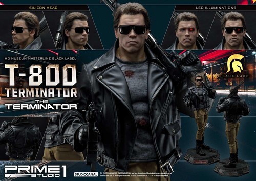 Prime 1 Studio T-800 Terminator 1984 film ½ Medio Escala Estatua Figura Nuevo - Photo 11/12