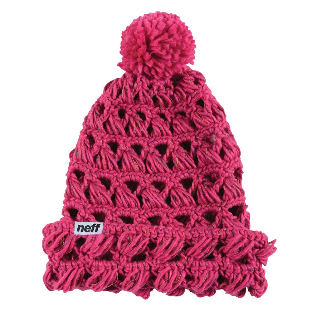Новая шапочка NEFF с помпоном из тыквы, без бирок, розовая