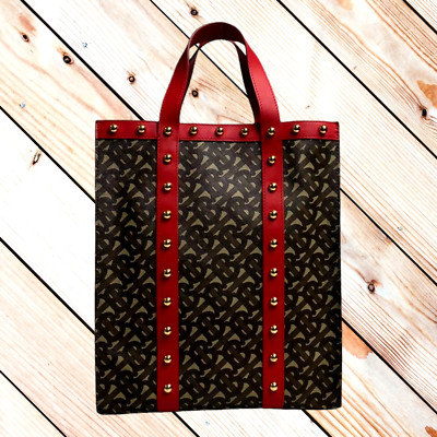 BURBERRY ドット柄ミュール レッド/ベージュ 91QSNieGtbL._SY300_QL30_.jpg