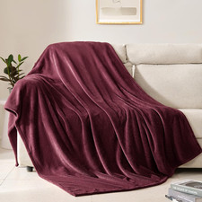 Cozy Plush Fleece Throw Blanket for Couch, Sofa, or Bed - Soft  Fuzzy
