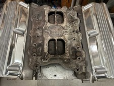 Early Hemi 331 354 392 Vintage Weiand 7263 Intake Manifold Dual Quad 2x4 Early Hemi 331 354 392 Vintage Weiand 7263 Intake Manifold Dual Quad 2x4