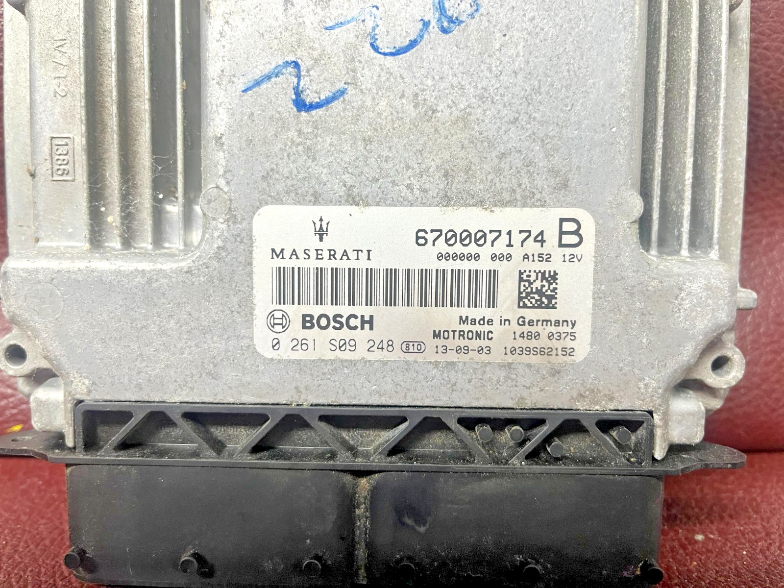 2015 Maserati Ghibli Engine Computer Control Module Unit ECU ECM 670007174 OEM