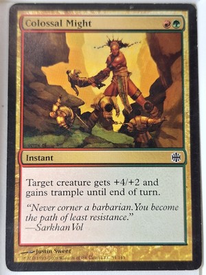 Colossal Might - Alara Reborn - Magic the Gathering MTG Nice!