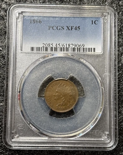1866-P Indian Head Cent — photo from the most recent tracked eBay sale