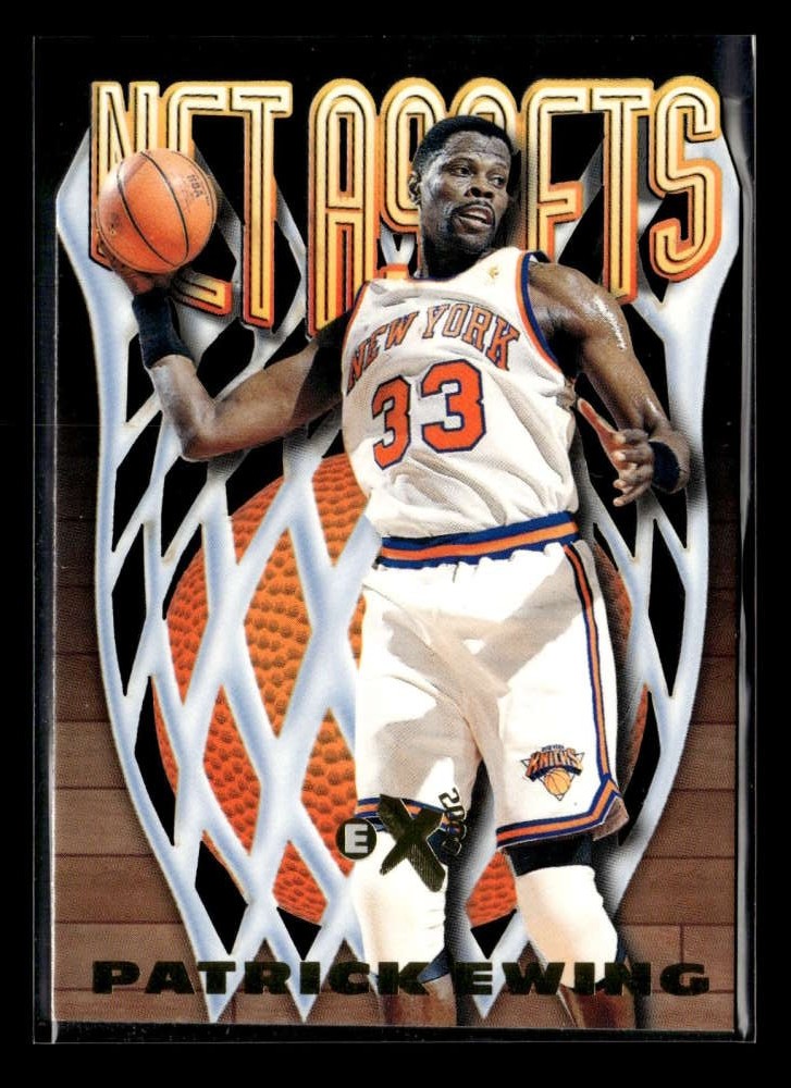 1996-97 E-X2000 Patrick Ewing #3 Net-Assets New York Knicks IC1040