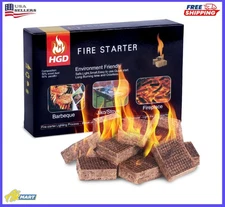 HGD Fire Starter, Natural Fire Starters for BBQ, Campfire, Fireplace, Charcoal