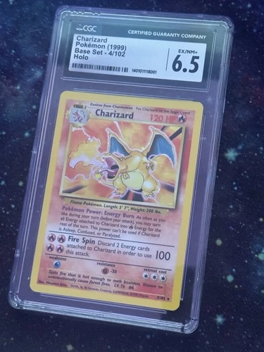 CGC 6.5 Charizard 1999 Base Set 4/102