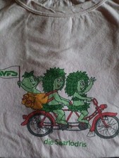 "Saarlodri"-Shirt, früheres Motiv, Gr.vermutl. XL event. auch kleiner, Vintage, 