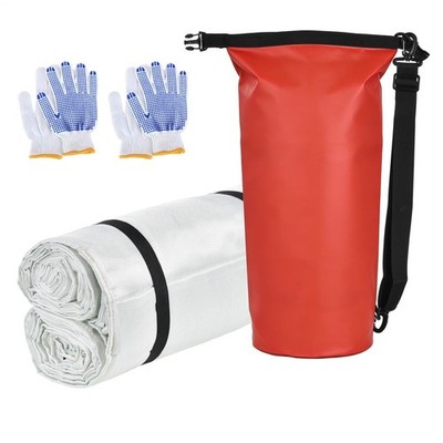 Vehicle Fire Blanket, Emergency Fire Extinguisher Blanket for Car
