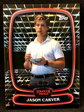 Jason Carver 2025 Topps Stranger Things High Tek HAWKINS LAB GOLD /50 #37 Sea. 4