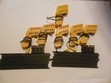 Tyco Controllers and terminal track (2) for HO Slot Car set (6 controllers)