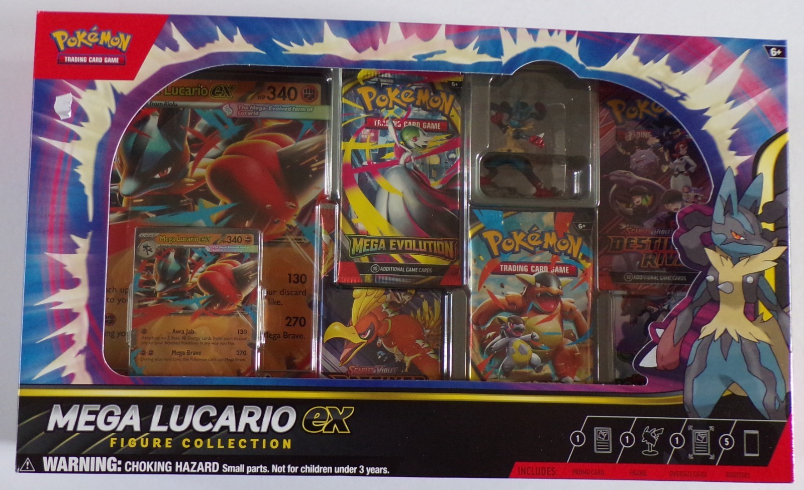 Pokémon TCG Mega Lucario ex Figure Collection – Brand New & Factory Sealed