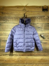 LL Bean Jacket Youth M 10-12 Purple Puffer Coat Downtek Insulated Down Jacket