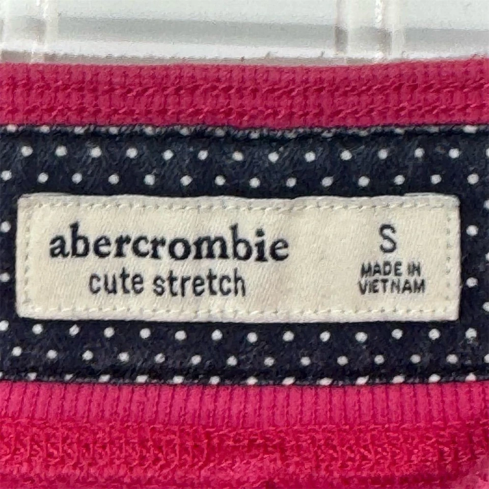 Pantalones deportivos Abercrombie Kids rosa intenso pantalones de yoga pierna acampanada S (10/12) estilo Y2K Foto 3 de 4