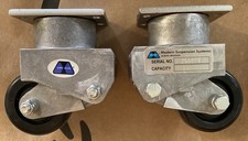  Lot of 2 Modern Suspension Systems Spring Loaded Caster 3" Wheel