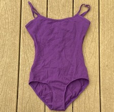 Theatricals Purple Spaghetti Strap Basic Dance Leotard Adult Medium