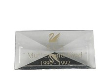 Figurine Swarovski cristal plaque mère + enfant état voir photos