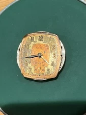 GOOD BALANCE Elgin 8/0s Grade 524 Watch Movement Nice Dial 17j