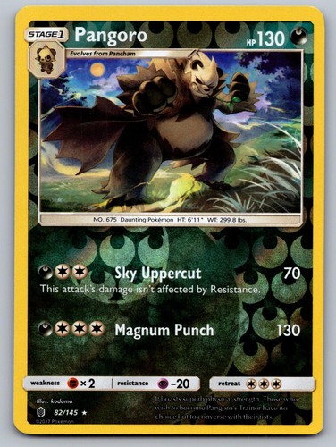 Pangoro 82/145 Guardians Rising Pokemon Reverse Holo
