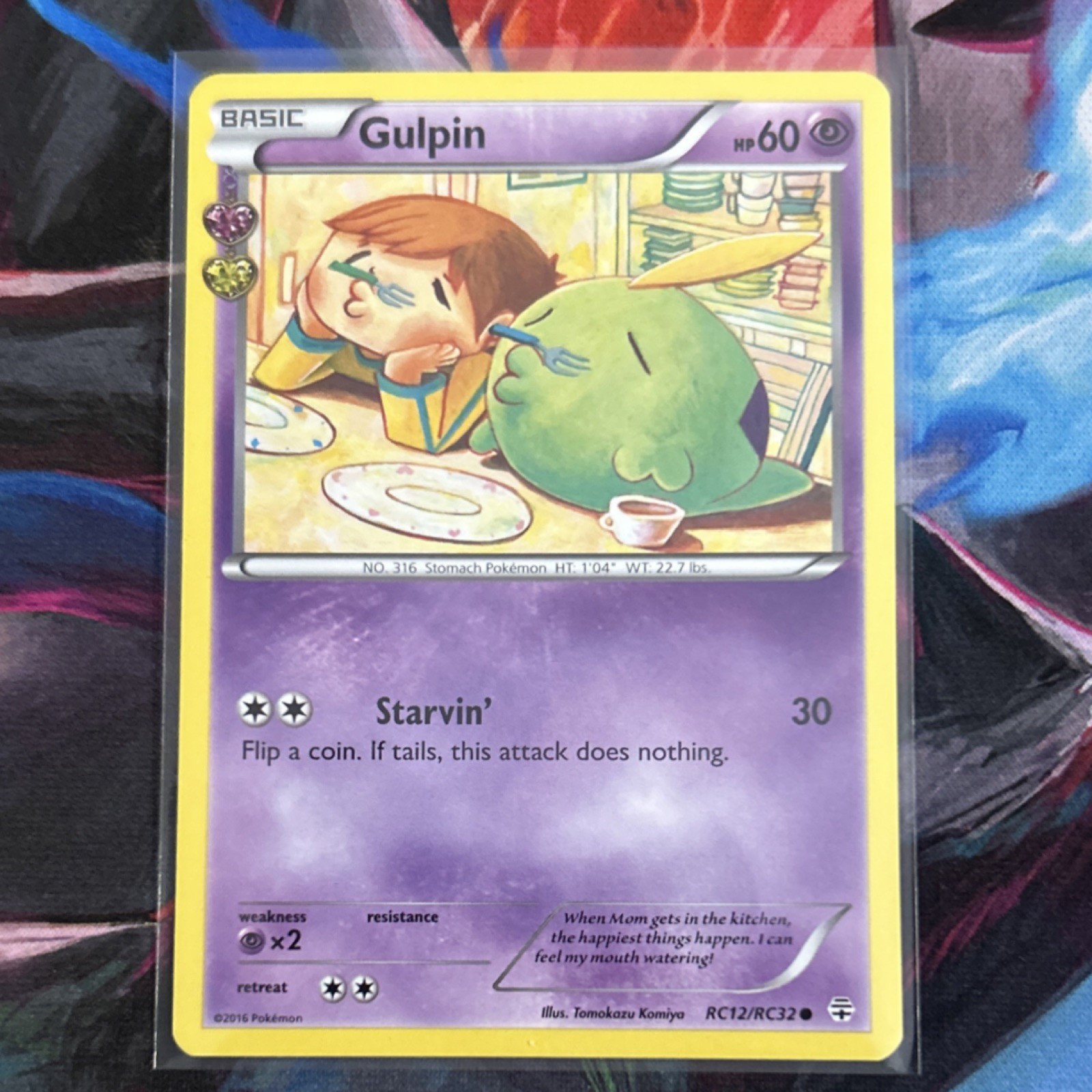 Pokémon Gulpin Basic RC12-32 Generations Radiant Collection
