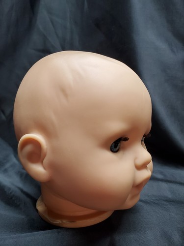 C3 7" vintage Vinyl Doll Head - Picture 2 of 12