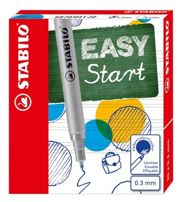 Refills - STABILO EASYoriginal Refills Fine - Box of 20 - Blue Blue 20 (0.3 mm)
