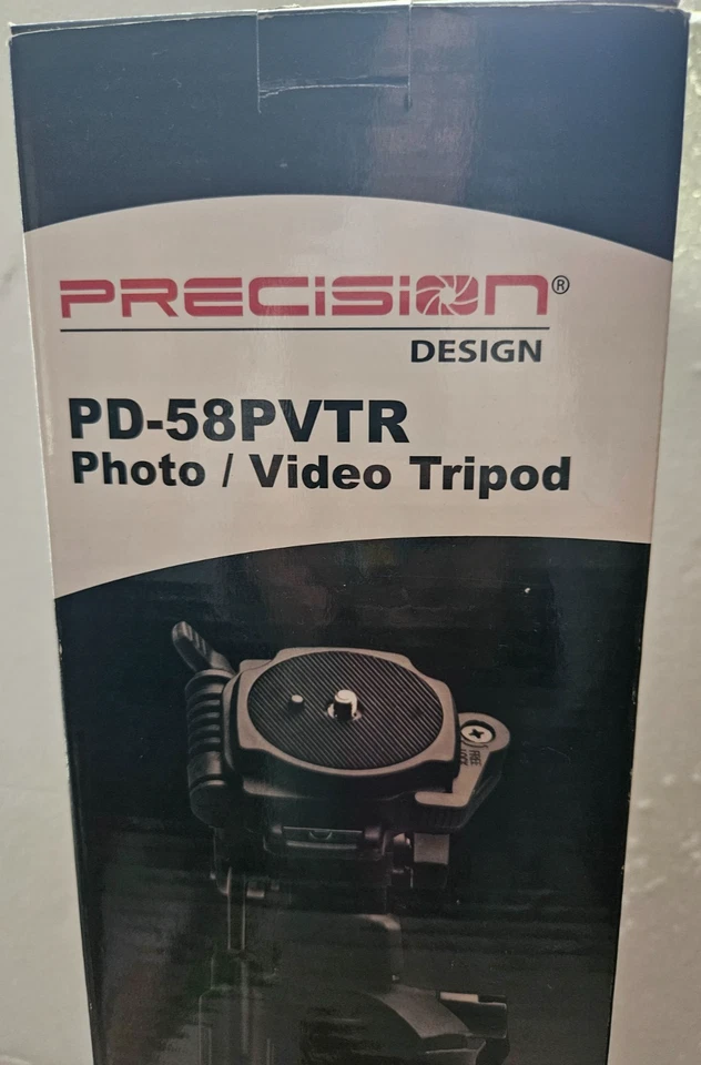 NIB Precision Design PD 58PVTR Photo/Video Tripod/ Case Included - Image 2 of 4