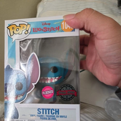 Funko Pop! Vinyl: Disney - Stitch (Flocked) - Target (Exclusive) #1051