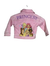 Disney Princess Pink Denim Jacket Toddler Girls 2T