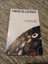 Nikkor Lenses Guide 1980 Pamphlet Catalog