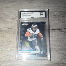 Panini 2024 Prizm Saquon Barkley #232 Philadelphia Eagles Gem Mint 10 CCG Graded