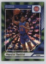 2024-25 Panini Donruss Holo Green Laser Marcus Sasser #9 1m8f
