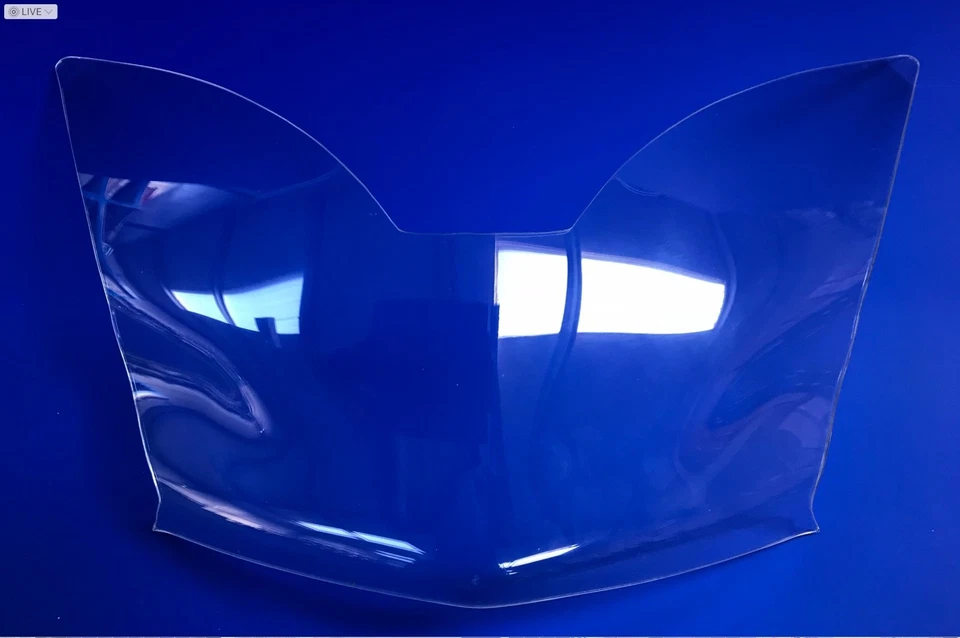 Protector de faros TRIUMPH TROPHY 1200 1200SE 2013-2018 TRANSPARENTE, hecho en Reino Unido, Foto 4 de 4