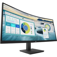 HP P34hc G4 34" 21:9 Curved VA Monitor Tilt and Height Adjustable VESA Mountable
