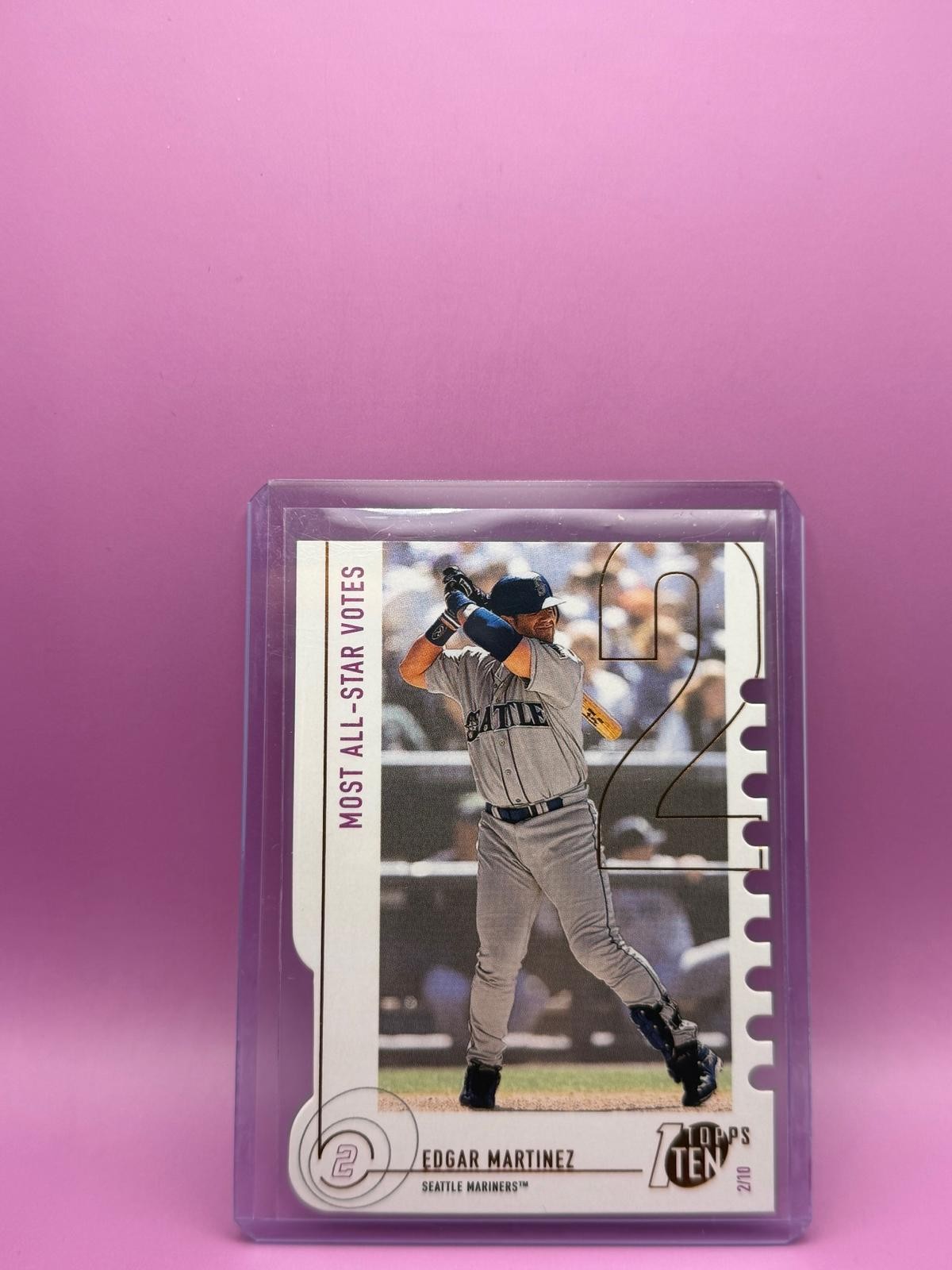 2002 Topps Ten #103 Edgar Martinez Die Cut