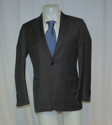 Canali 1934 Siena Current Solid Charcoal Gray Two Button Suit Jacket 38R
