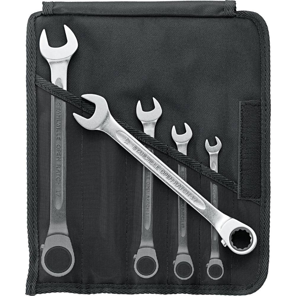 Cles mixtes a cliquet Stahlwille 96411705 en acier chrome-allie