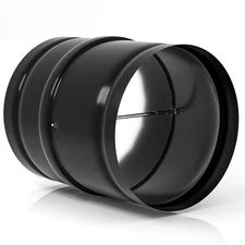 8 Inch Backdraft Damper, Duct Draft Stopper One-Way Airflow Ducting Insert with