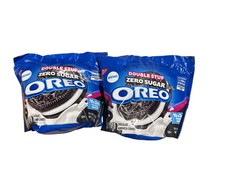 2x 10/26 OREO Double Stuf Zero Sugar Free Chocolate Cookies, 10 Packs of 2
